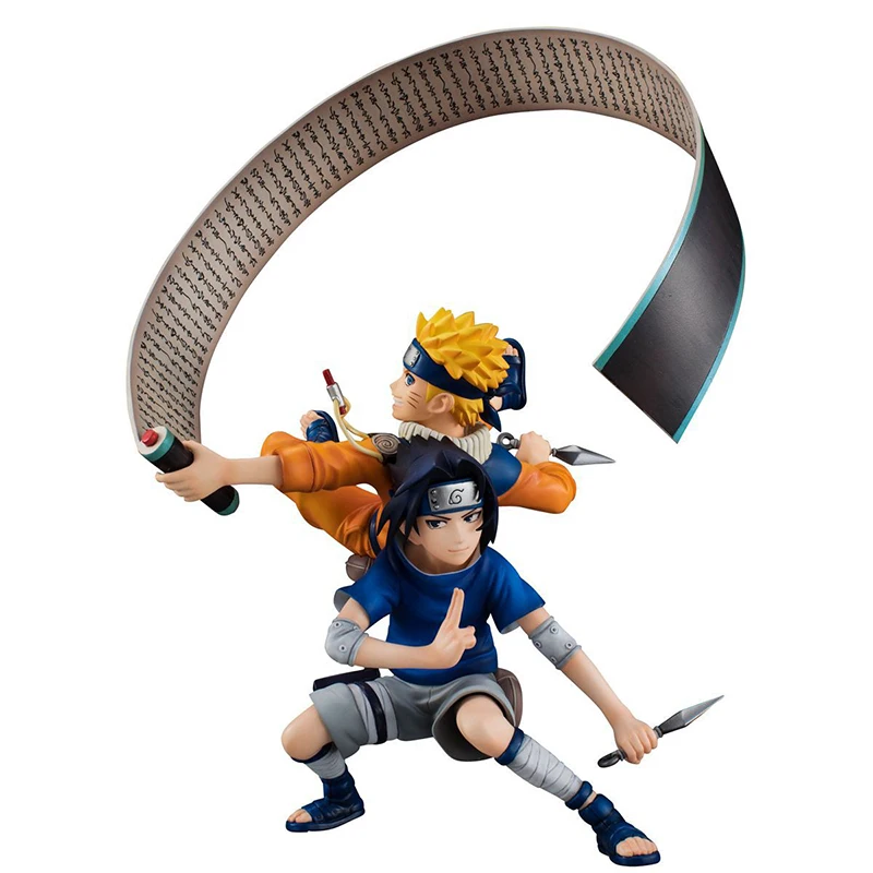 Naruto Shippuden Sasuke & Naruto Action Figure Naruto & Sasuke PVC ... - Naruto ShippuDen Sasuke Naruto Action Figure Naruto Sasuke PVC Figure Toy BrinqueDos Anime 15CM