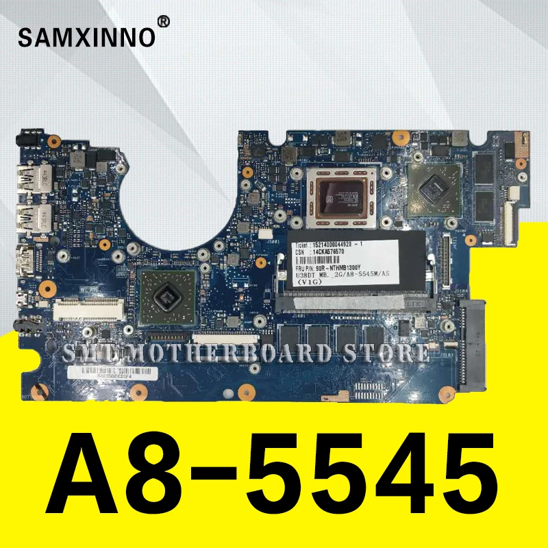U38DT A8 5545 CPU 2G RAM материнская плата для For Asus U38D ноутбук плата|Материнские платы| |