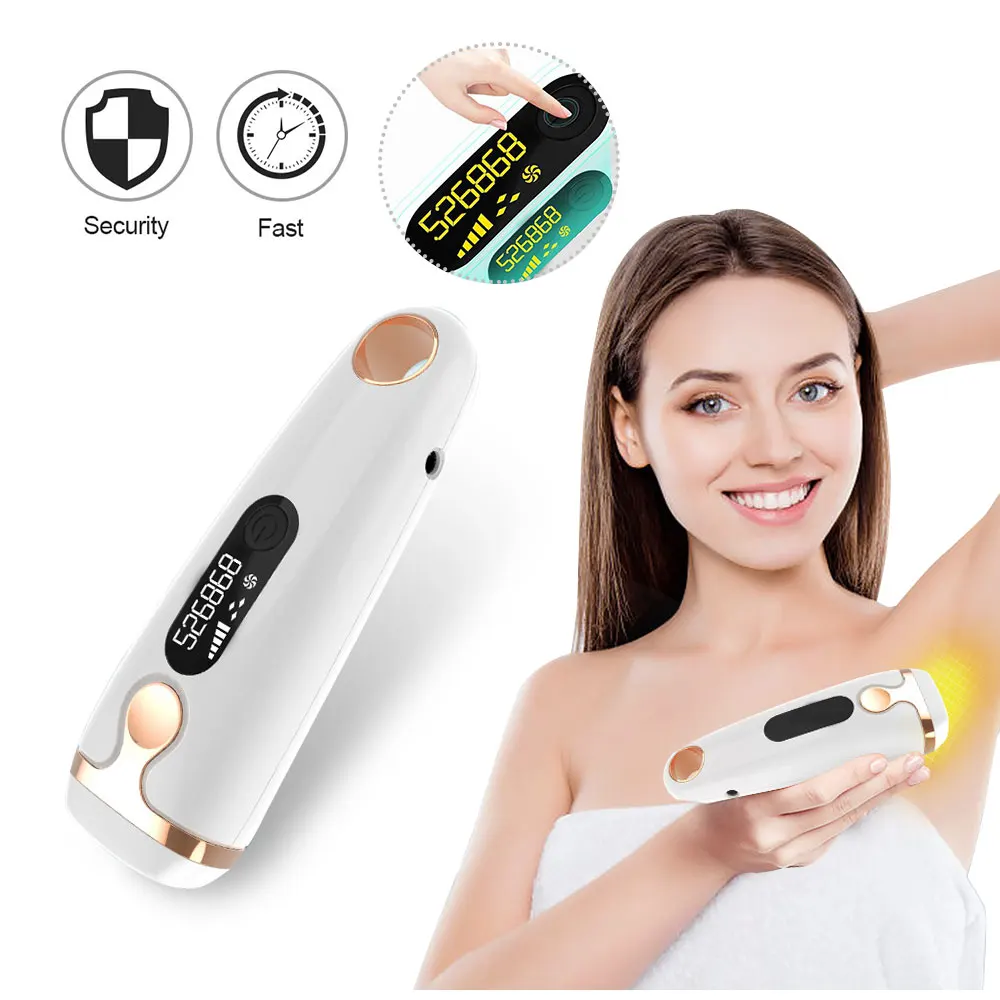 

Freezing Point Painless Laser Hair Removal Instrument Painless Ipl Photon Epilator With Skin Sensor For Women & Men