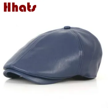 

which in shower PU beret hat children plain faux leather flat cap blank kids boy girl newsboy hat winter vintage duckbill bone