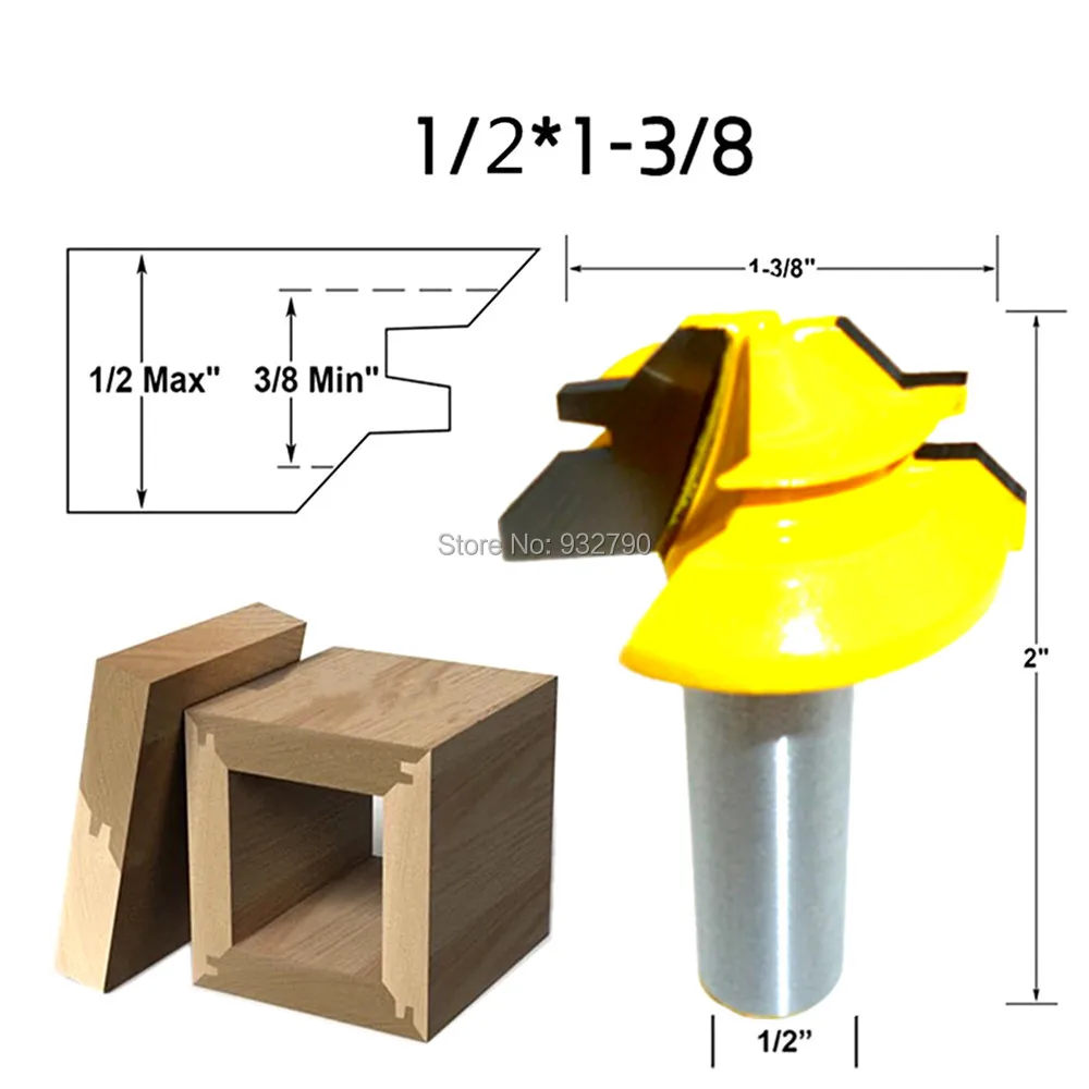 lock miter glue joint router bit to join boards