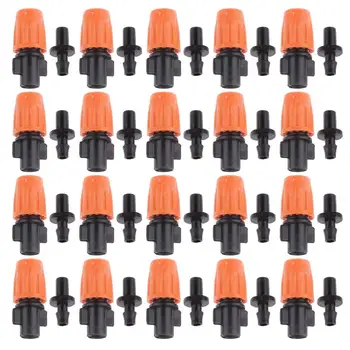 

20 Set Fogging Adjustable Spray Nozzle Sprayer Irrigation Accessories