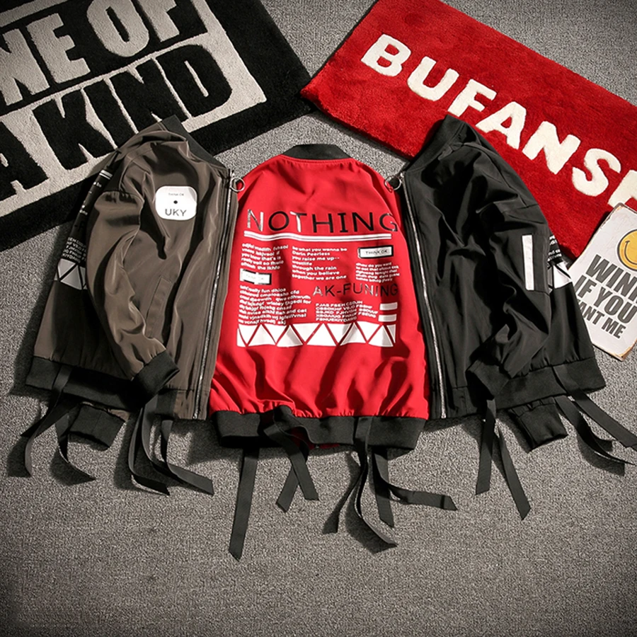 Graffiti Red Windbreaker Jacket Men Pilot Street Style Japan Streetwear Jackets Mens Fall Fashion Casacas Para Hombres 6J031 Graffiti Red Windbreaker Jacket Men Pilot Street Style Japan Streetwear Jackets Mens Fall Fashion Casacas Para Hombres 6J031