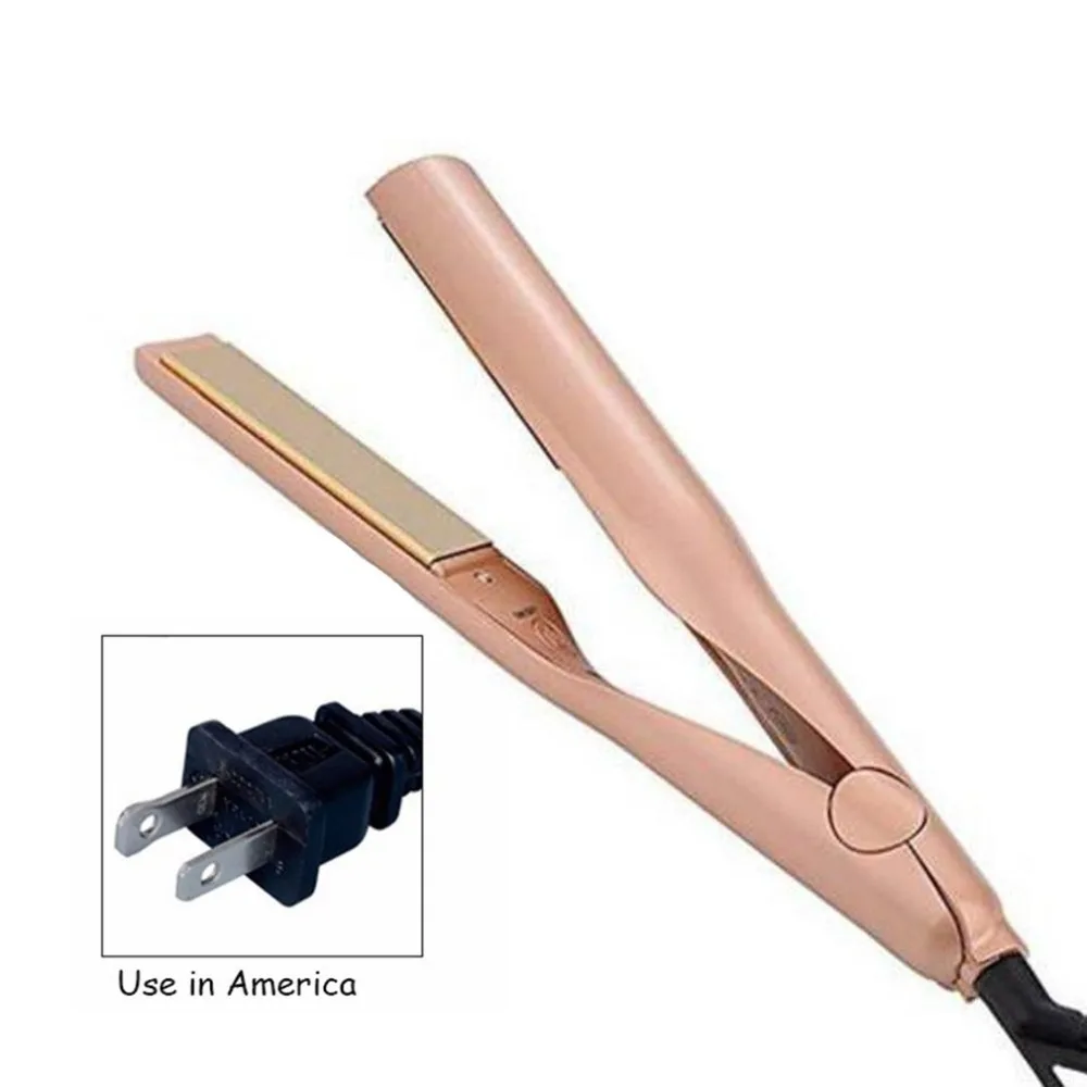 

Professional 2 In 1 Twist Ceramic Hair Straightening Curling Iron Portable Convenience Iron Hair Straightener Curler Iron Care