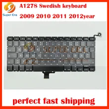 5pcs/lot Sweden Swedish SE Keyboard For Macbook Pro 13” A1278 Sweden Finnish FI SE Keyboard MC700 MC724 MD101 MD102