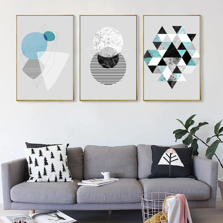 Canvas Poster Abstract Minimalist Art Tribal Print Modern Home Living Room Decor