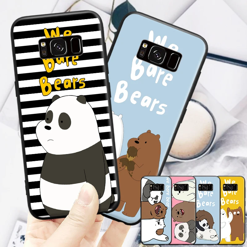 

Distinctive We Bare Bears Pattern For Samsung Galaxy S6 S7 Edge S8 S9 Plus Note 3 4 5 8 9 Hard Phone Case