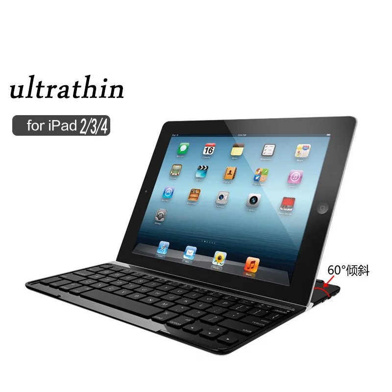 Ultrathin Bluetooth Keyboard for 9.7 inch Apple ipad 2 3 4 Tablet PC