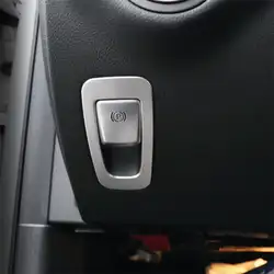 Автомобиль-Стайлинг электронного стояночного тормоза декоративное покрытие панели наклейка из нержавеющей стали для Mercedes Benz новый C Class 2015