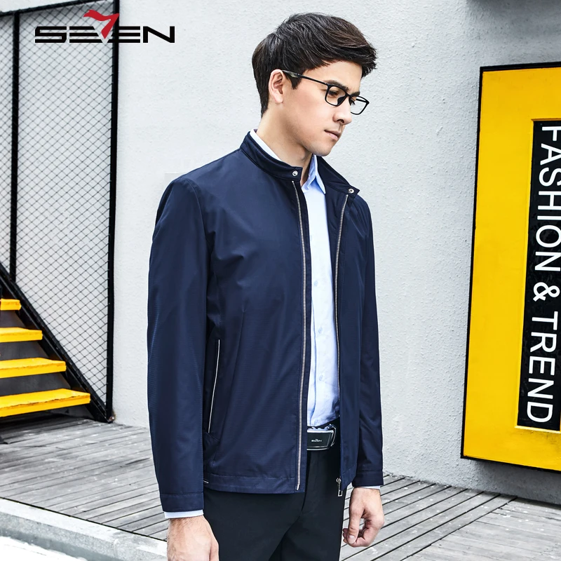Vêtements 113k20250 Vestes Et Printemps Seven7 Navy7 Formelle Manteaux Hommes Coupe Slim Fit Automne vent Pour Veste Décontracté Bombardier Marque Homme OZiXkTPu