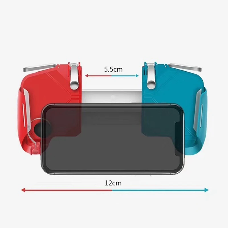  Ak16 Phone Game Controller L1R1 Mobile Gamepad Joystick Aim Triggers For Iphone Android Ios Pubg Ga