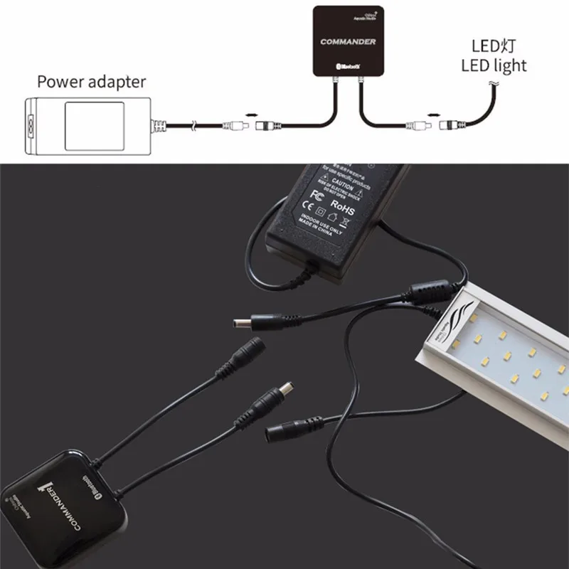 Умный светодиодный контроллер Chihiros с бесступенчатым регулятором яркости восхода и заката, совместимый с Chihiros A series RGB plus C светодиодный диммер с таймером