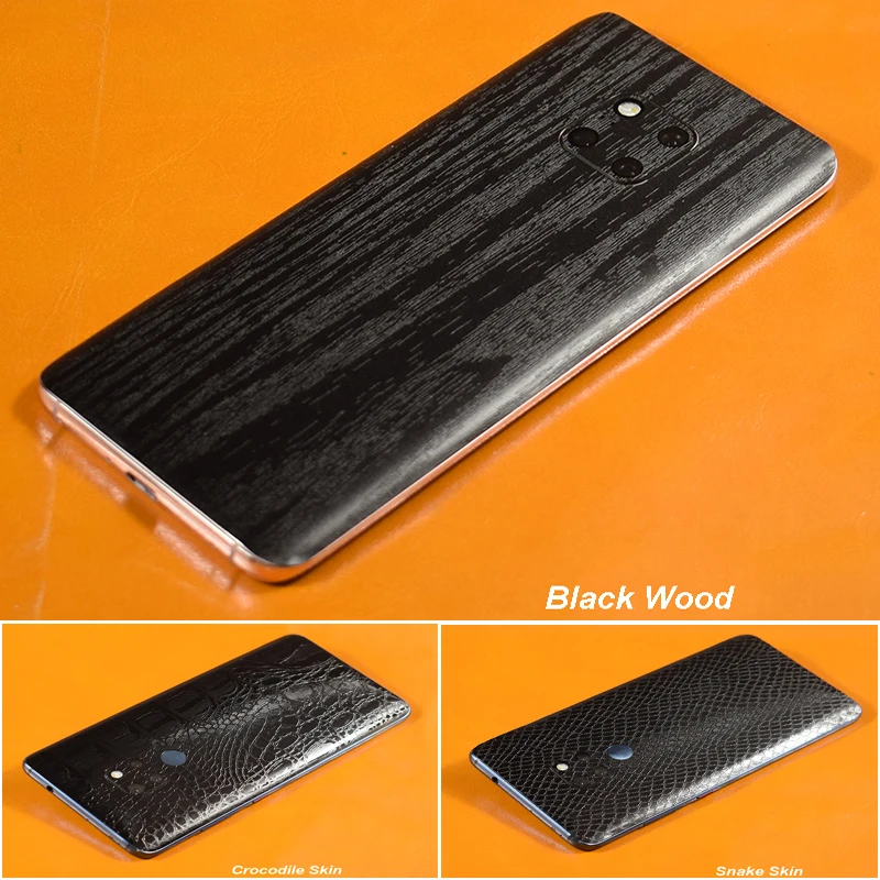 3D Carbon Fiber Drawing Wood Skins Protective Phone Back Cover Sticker For HUAWEI MATE 20 Mate 20 Pro Snake Back Sticker (1)