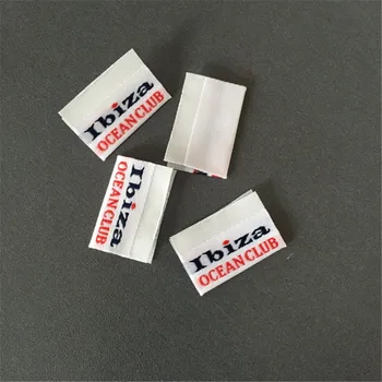 

Customized Center Fold Woven Flag Labels