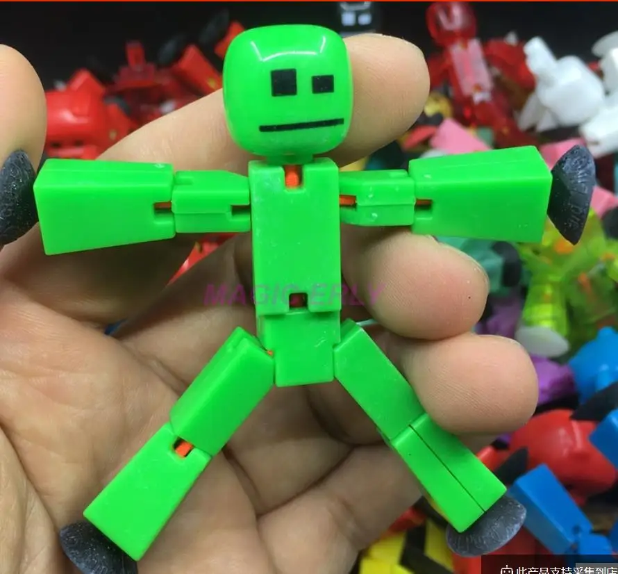 1 шт случайный цвет DIY Creat анимационный фильм StikBot игрушки анимационная игрушка