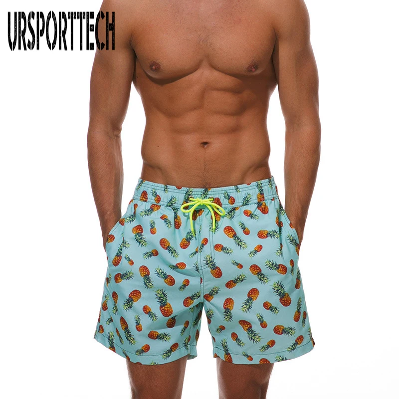 Новый быстросохнущая мужские шорты с принтом летние мужские пляжные шорты Casyak пляжные шорты мужские короткие M-2XL