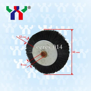 

10 pcs Ceres 014 Brush Wheel,Black,6*35*61*12mm