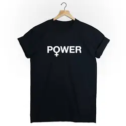Tumblr power лозунг футболки хлопковые женские крутые летние топы Feminism Женская мощная футболка 2019 уличная Harajuku футболки