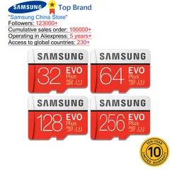 SAMSUNG 100% оригинал карта памяти micro sd микро сд флешки карты памяти сд карта флеш карта карта памяти 32 гб карта памяти для телефона скидки