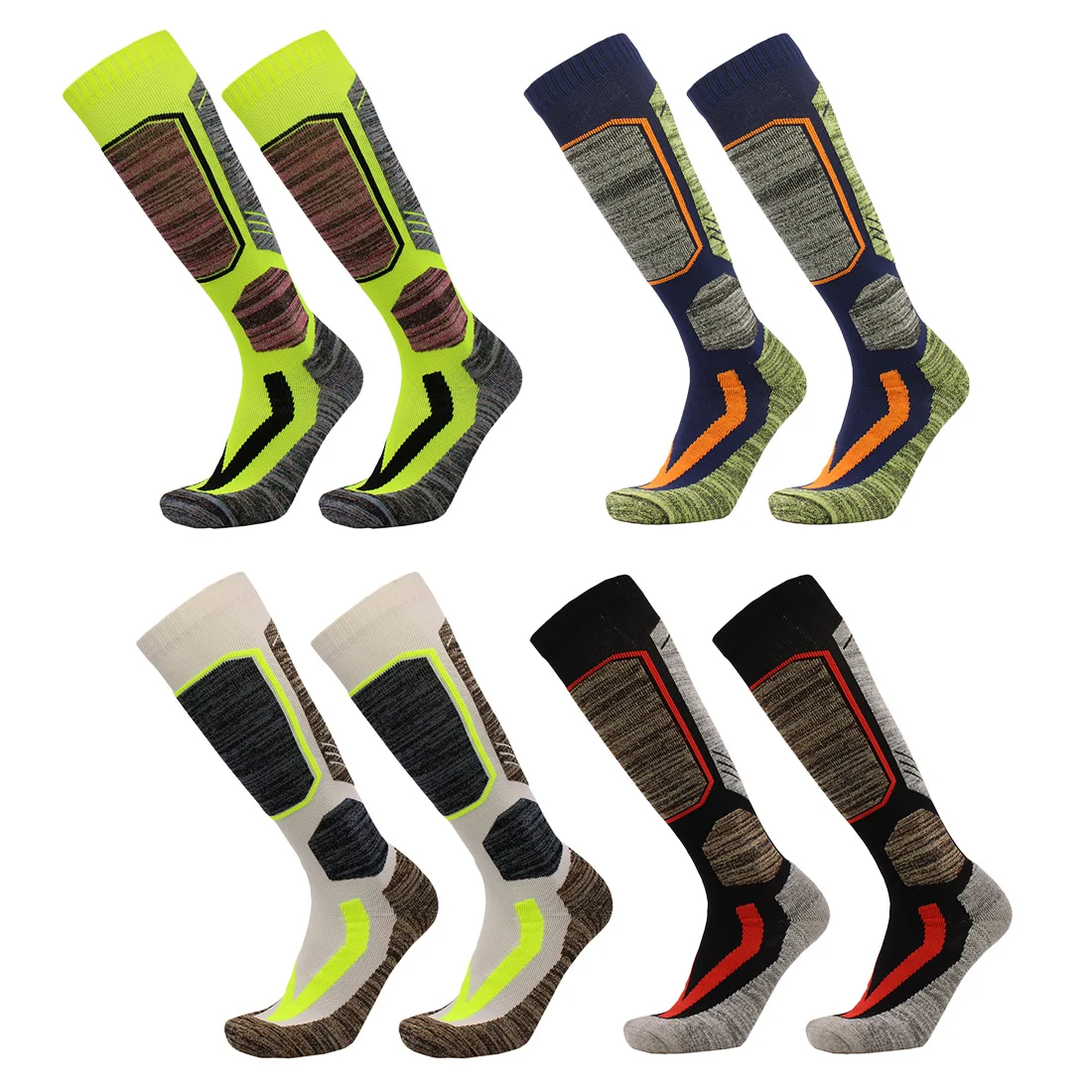 

Winter Warm Men and Women Thermal Ski Socks Thicken Cotton Sports Snowboard Skiing&Hiking Socks Thermosocks M&L