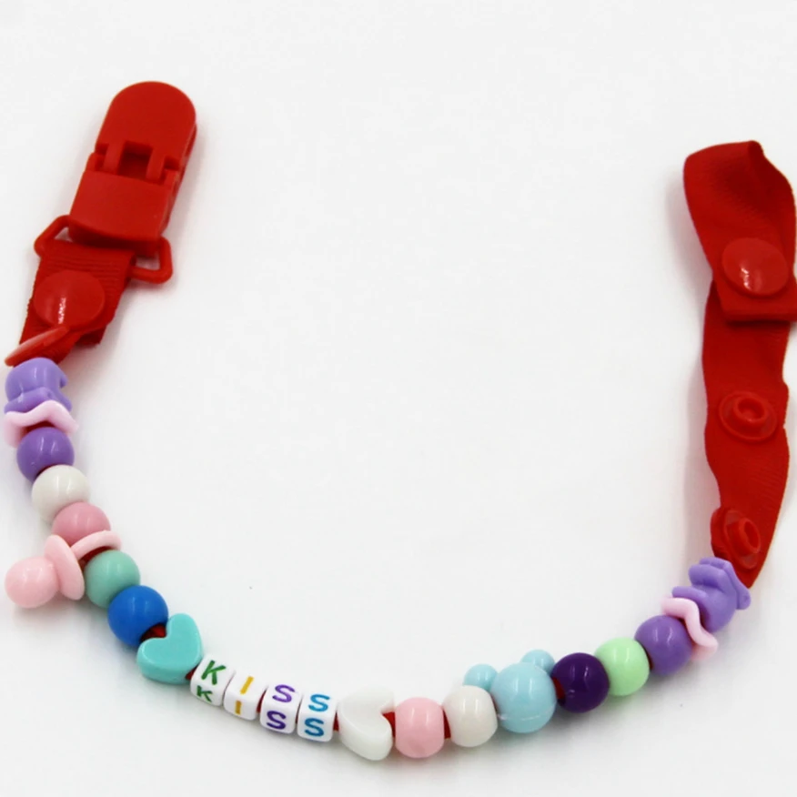 

Baby Pacifier Clip Chain Newborn Boys Girls Colorful Soother Chain New Baby Dummy Pacifier Chain Clip Holder Baby Nipple Feeding