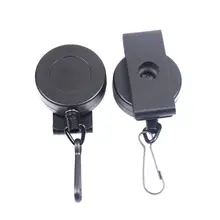 6 см/2,3" телескопический стальной трос ключ против потери инструмент с карабином безопасный ремень пряжка