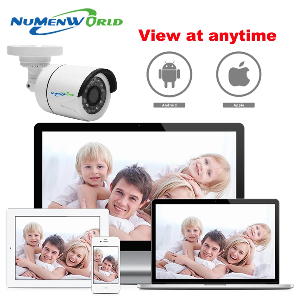 Numenworld IPC 1/4 ''H62 сенсор+ XM510 HD 720P IP камера ONVIF P2P детектор движения RTSP камера видеонаблюдения внутри/снаружи CCTV