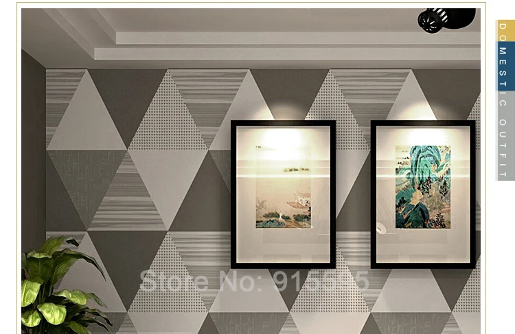 Современная простая 3D абстрактная решетка Геометрический Узор Настенная бумага 10 м Скандинавская гостиная спальня ТВ фоновая настенная бумага домашний декор