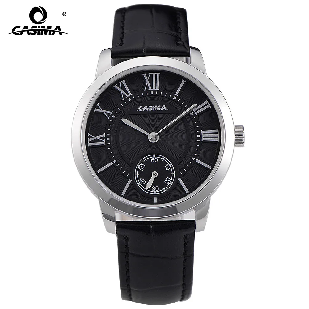 Relógio de Pulso para Mulheres Pulseira de Couro à Prova Moda Feminina Pulseira Relógios Elegante Analógico Quartzo Dwaterproof Água 50m Casima 2605