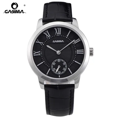 Relógio de Pulso para Mulheres Pulseira de Couro à Prova Moda Feminina Pulseira Relógios Elegante Analógico Quartzo Dwaterproof Água 50m Casima 2605