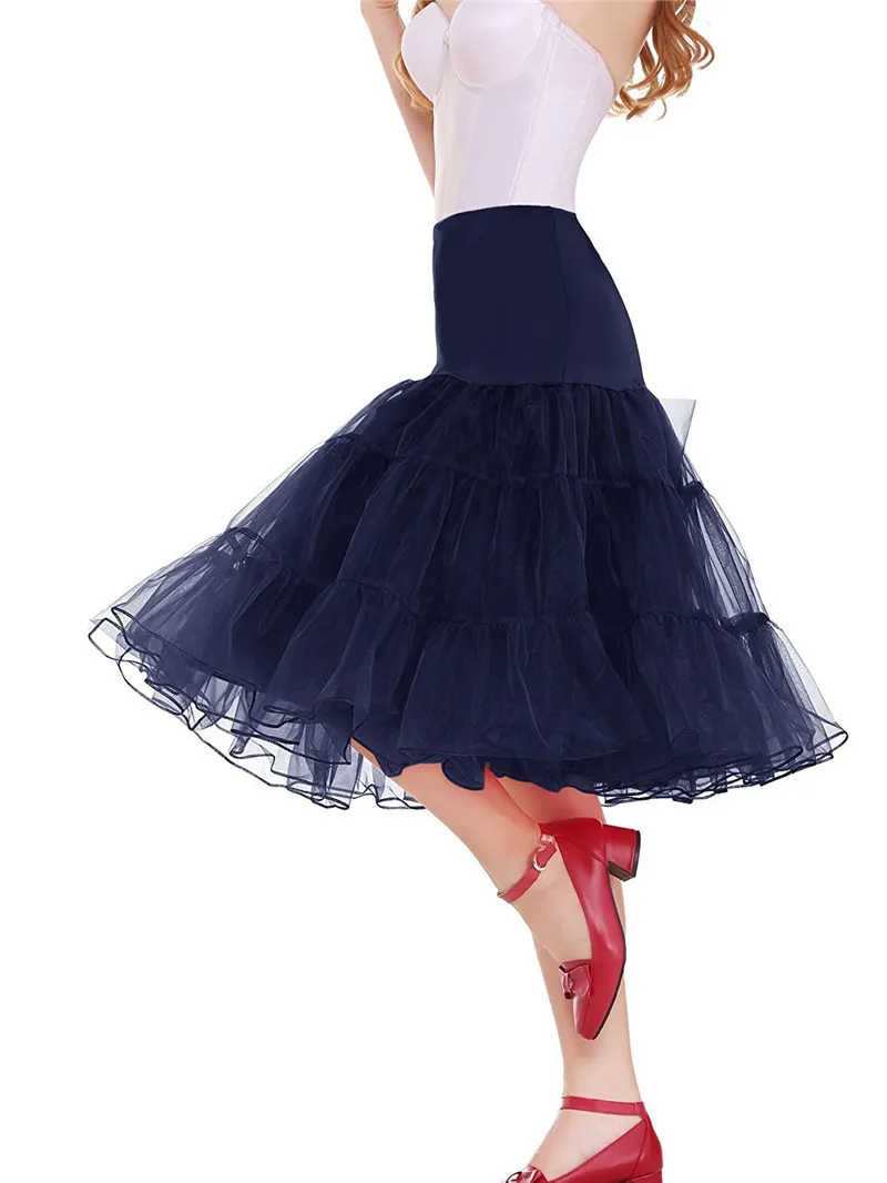 Короткая юбка-американка из органзы на Хэллоуин кринолин винтажная Свадебная юбка для свадебных платьев Нижняя юбка-пачка в стиле рокабилли