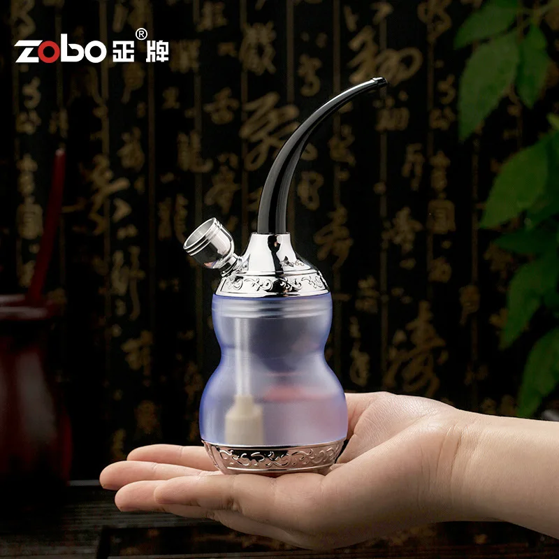 Zobo популярный высококлассный стеклянный кальян для наргиле набор золотого цвета
