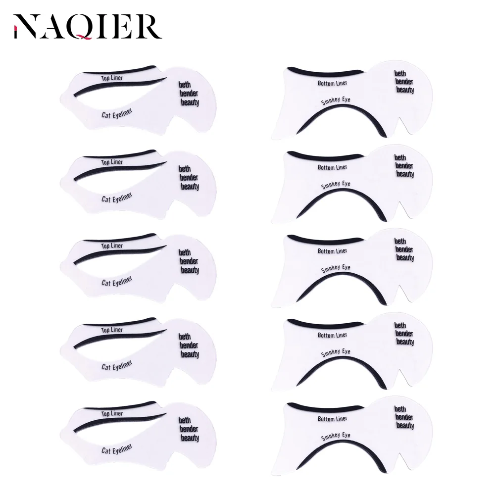 NAQIER 10 шт. карандаш для глаз трафарет кошка рыбий хвост двукрылая подводка модели