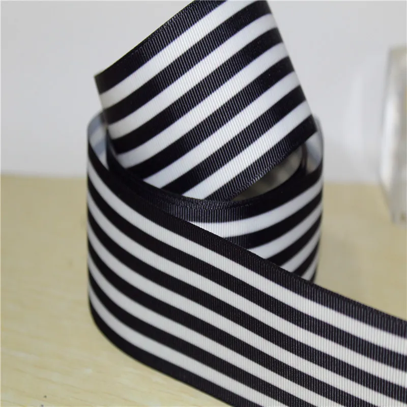 9 16 22 25 38 50 75 mm Width 100% Polyester plaid stripe Printed Grosgrain Ribbon or Satin 50yards T224 | Дом и сад