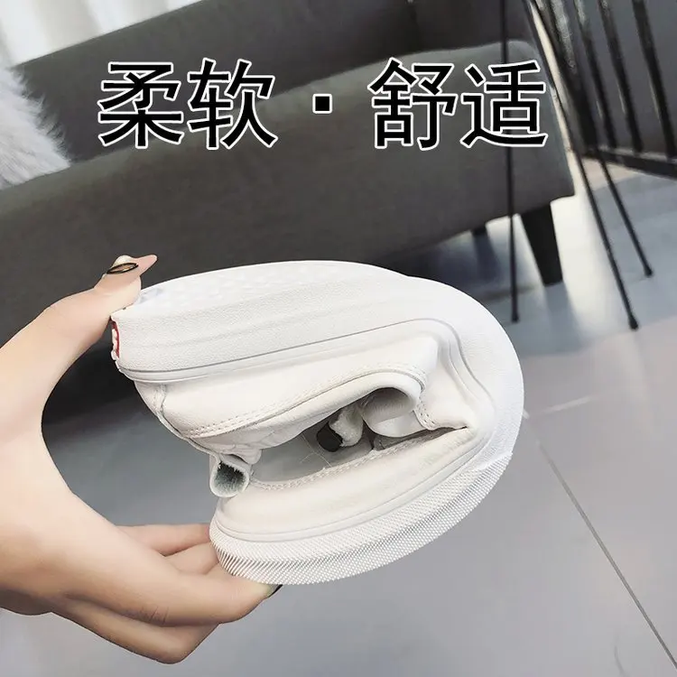 Кроссовки женские из вулканизированной кожи модная дышащая повседневная обувь