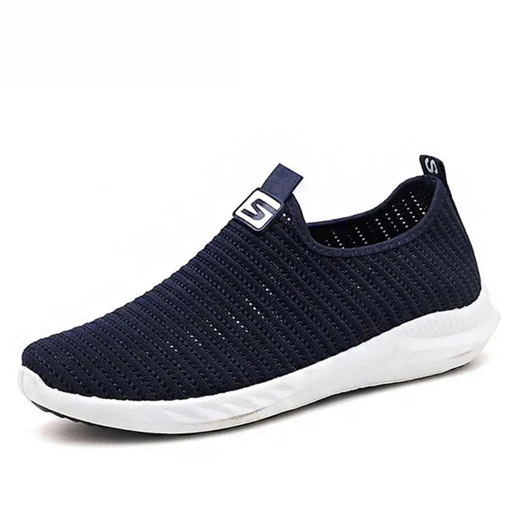 

Smerilli 2018 New Sneakers Men Air Mesh Breathable Slip-ons Flats Lightweight Casual Driving Shoes Men zapatillas deportivas