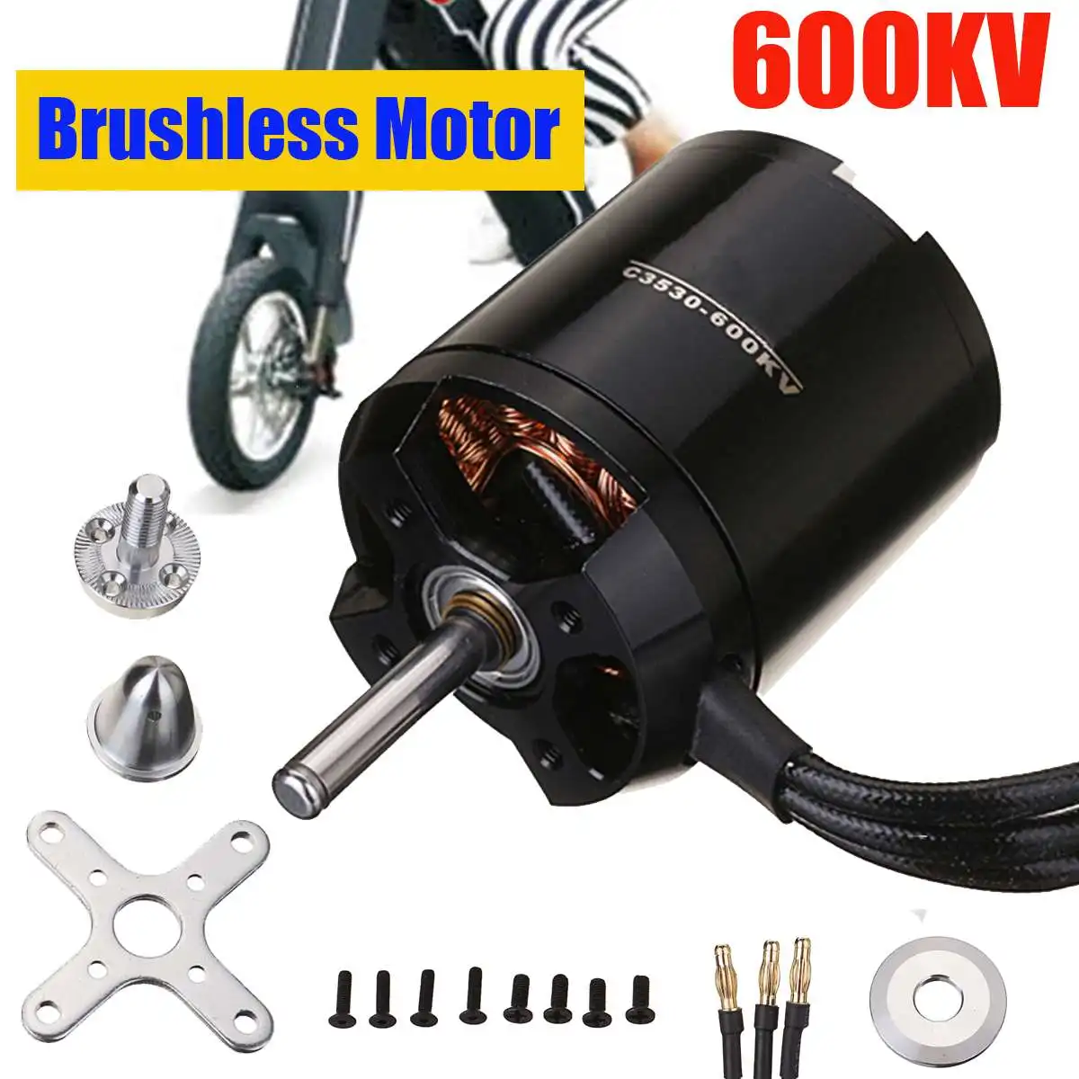 

1PC High Power C4260 600kv 1500W Brushless Motor Electric Motor Kit Tool