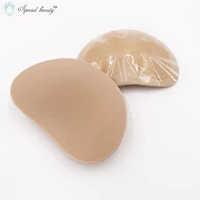 Специальная красота! 1 пара незаметных цветов кожи супер пуш-ап Глубокий V подкладка пуш-ап бюстгальтер делает леди более уверенной