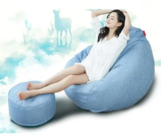 Cover Only No Filler Drop Bean Bag Large Size 110cm X 90cm Cover Only No Filler Drop Bean Bag Large Size 110cm X 90cm Cushion