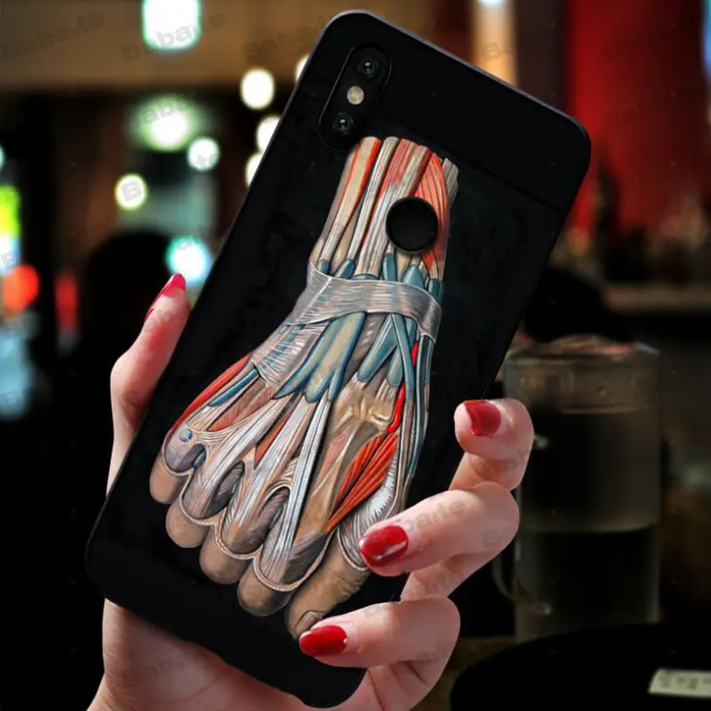 babaite Medical Human Organs Brain Meridian Kidney Art Phone Case For xiaomi mi 8se 6 mi8lite note2 note3 mix2 max2 max3 Cases
