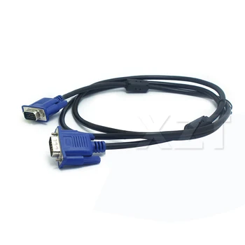 

2017 VGA TO VGA 1.5M VGA Cable HD 9 pin male to male VGA SVGA Extension Cable Cord For PC Laptop Projector LCD Monitor