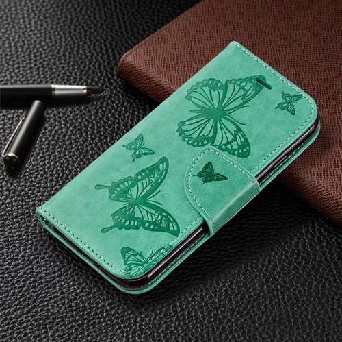 2019 New Butterfly Flip Case For Huawei Y5 2018 Cover PU Leather Wallet Bag Honor 7A 7S Cell Phone Book Coque | Мобильные телефоны