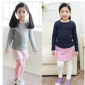 

2017 Spring Autumn Child Girls Long-sleeve T shirt Children Casual Blank Tees Baby Newborn Basic Shirt Kids Clothes 0-12T