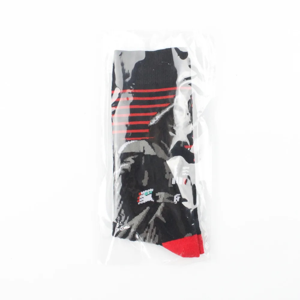 Весенний поло теплый мультфильм печати носки с флагом Звездные войны последний джедай модные Для женщин носки хлопковые с забавным