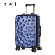 20 24 дюймов Универсальный колеса Дорожная сумка pc алюминиевая рама бизнес-rolling камера ролики чемоданы колеса