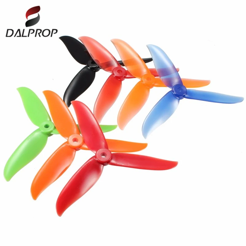 

6 Pairs/12 PCS DALPROP CYCLONE T5045C 3 Blade Propeller Black/Red/Blue/Green for Helicopter Airplane Multirotor FPV Racing Drone