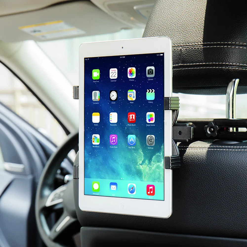 Universal 7-11" Car Back Seat Headrest Mount Holder For iPad Pro Galaxy Tablet 