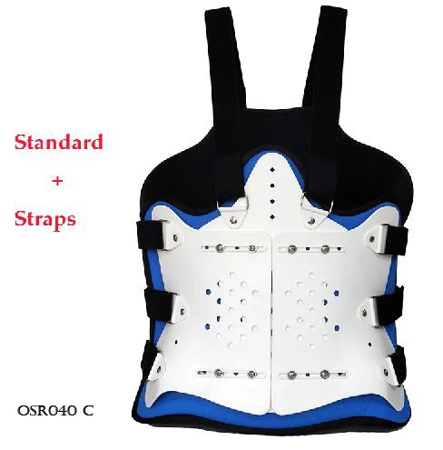 Medical Thoracolumbar Orthosis Adjustable Spine Lumbar Support Thoracic After Fracture Fixation Waist Brace Compression Fracture - Цвет: OSR040 C