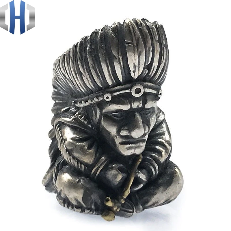 

Outdoor Tactical EDC Knife Pendant Brass Hang Buckle Silver Pendant Army Fan Backpack Pendant Jewelry Accessories