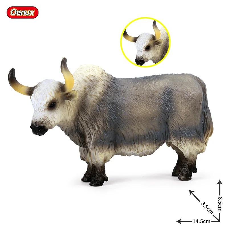 Oenux оригинальные животные, ПВХ Модель, фигурки для разделывания свиньи, утки, курица, гусь, лошадь, модель животного, набор игрушек для детей, подарок - Цвет: Animal 33